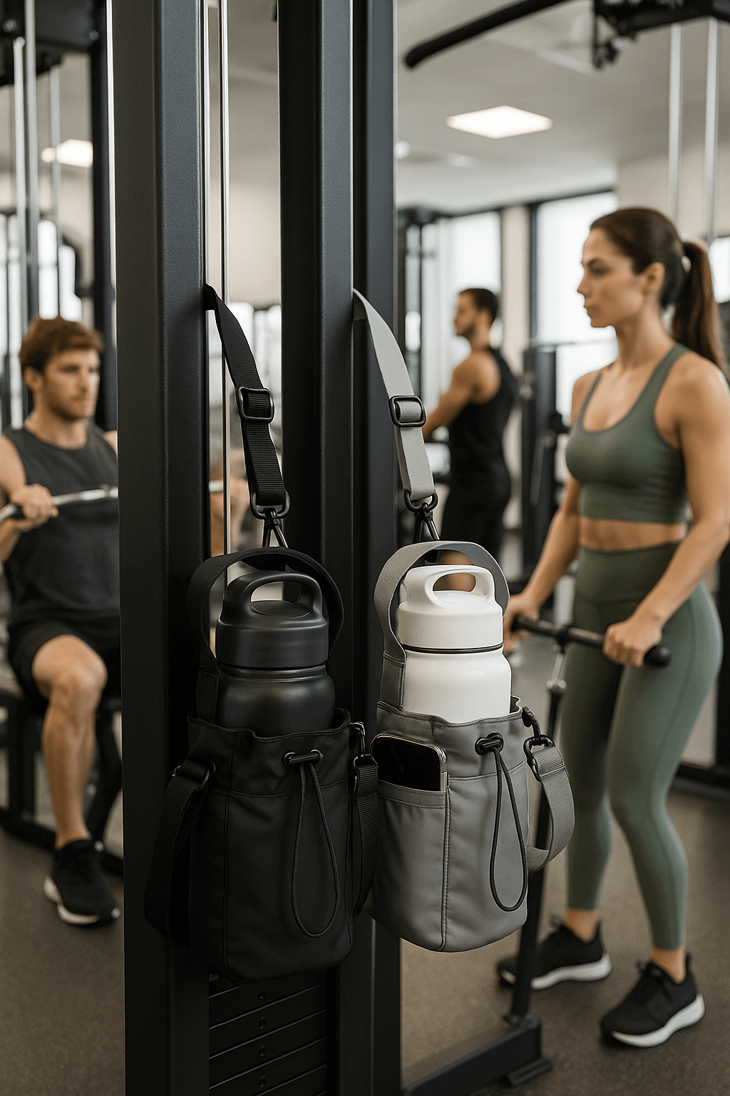 Premium Magnetic Gym Bag by Tiptop360 – Hands-Free, Durable, and Perfect for Gym, Hiking & Outdoor Adventures